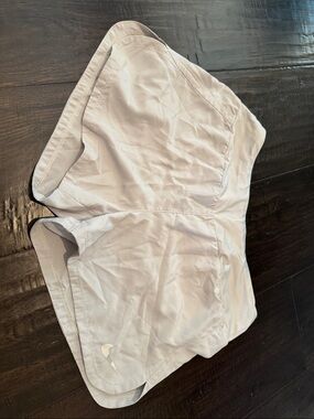 Nike Women's White Running Shorts with Swoosh